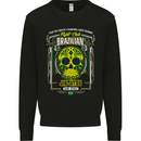 Brazilian Jiu Jitsu Skull MMA Martial Arts Mens Sweatshirt Jumper Black