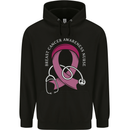 Breast Cancer Nurse Childrens Kids Hoodie Black