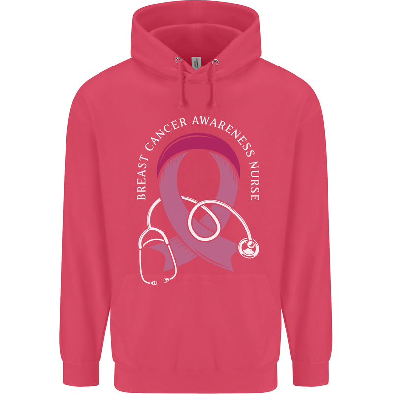 Breast Cancer Nurse Childrens Kids Hoodie Heliconia