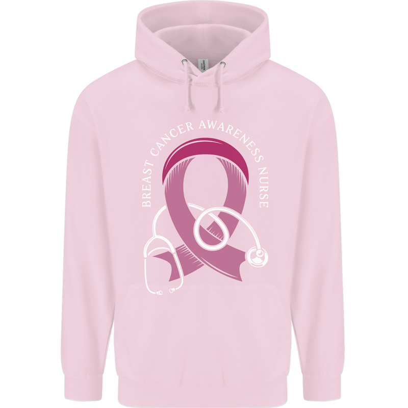 Breast Cancer Nurse Childrens Kids Hoodie Light Pink