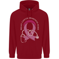 Breast Cancer Nurse Childrens Kids Hoodie Red