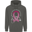 Breast Cancer Nurse Childrens Kids Hoodie Storm Grey