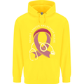 Breast Cancer Nurse Childrens Kids Hoodie Yellow