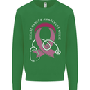 Breast Cancer Nurse Kids Sweatshirt Jumper Irish Green