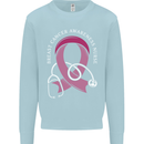 Breast Cancer Nurse Kids Sweatshirt Jumper Light Blue