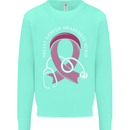 Breast Cancer Nurse Kids Sweatshirt Jumper Peppermint