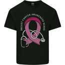 Breast Cancer Nurse Kids T-Shirt Childrens Black
