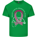 Breast Cancer Nurse Kids T-Shirt Childrens Irish Green