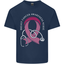Breast Cancer Nurse Kids T-Shirt Childrens Navy Blue