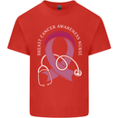 Breast Cancer Nurse Kids T-Shirt Childrens Red