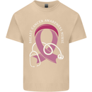 Breast Cancer Nurse Mens Cotton T-Shirt Tee Top Sand