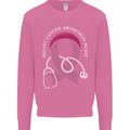 Breast Cancer Nurse Mens Sweatshirt Jumper Azalea