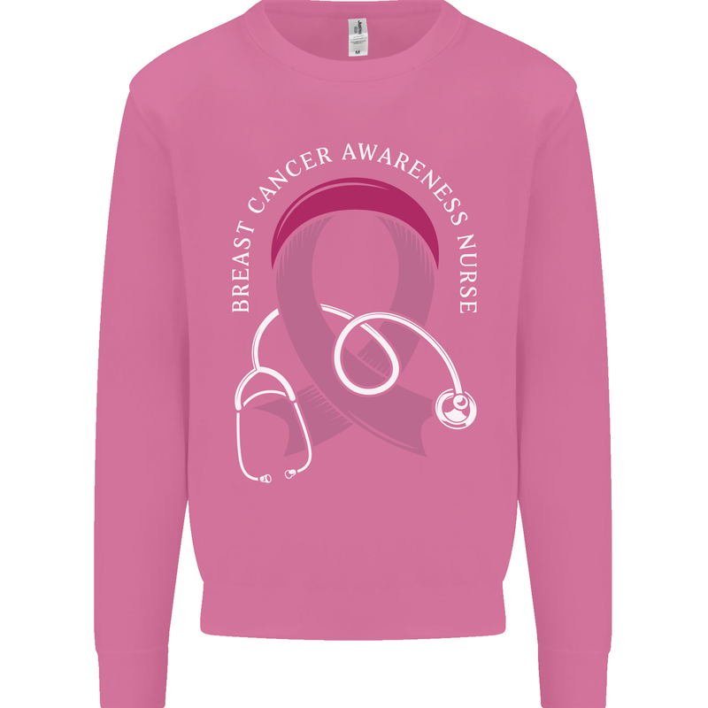 Breast Cancer Nurse Mens Sweatshirt Jumper Azalea