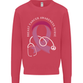 Breast Cancer Nurse Mens Sweatshirt Jumper Heliconia