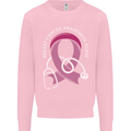 Breast Cancer Nurse Mens Sweatshirt Jumper Light Pink