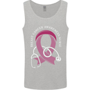 Breast Cancer Nurse Mens Vest Tank Top Sports Grey