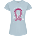 Breast Cancer Nurse Womens Petite Cut T-Shirt Light Blue