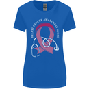 Breast Cancer Nurse Womens Wider Cut T-Shirt Royal Blue