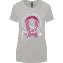 Breast Cancer Nurse Womens Wider Cut T-Shirt Sports Grey