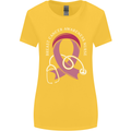 Breast Cancer Nurse Womens Wider Cut T-Shirt Yellow