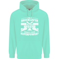 Bricklayer Whats Your Superpower Builder Bricky Childrens Kids Hoodie Peppermint