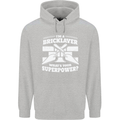 Bricklayer Whats Your Superpower Builder Bricky Childrens Kids Hoodie Sports Grey