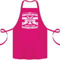 Bricklayer Whats Your Superpower Builder Bricky Cotton Apron 100% Organic Pink