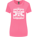 Bricklayer Whats Your Superpower Builder Bricky Womens Wider Cut T-Shirt Azalea