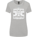 Bricklayer Whats Your Superpower Builder Bricky Womens Wider Cut T-Shirt Sports Grey