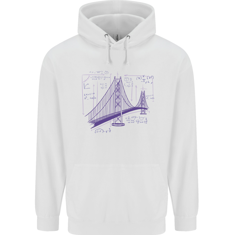 Bridge Equation Physics Maths Geek Childrens Kids Hoodie White