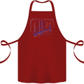 Bridge Equation Physics Maths Geek Cotton Apron 100% Organic Maroon