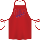 Bridge Equation Physics Maths Geek Cotton Apron 100% Organic Red