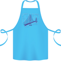 Bridge Equation Physics Maths Geek Cotton Apron 100% Organic Turquoise