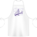 Bridge Equation Physics Maths Geek Cotton Apron 100% Organic White