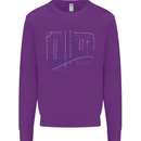 Bridge Equation Physics Maths Geek Kids Sweatshirt Jumper Purple