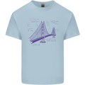 Bridge Equation Physics Maths Geek Kids T-Shirt Childrens Light Blue
