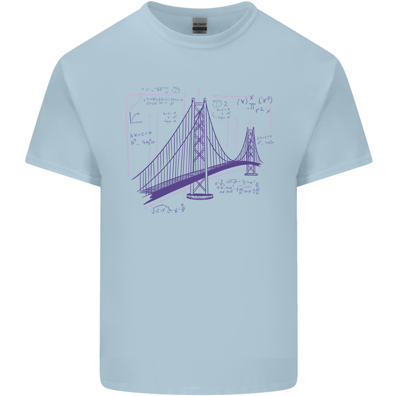 Bridge Equation Physics Maths Geek Kids T-Shirt Childrens Light Blue