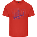 Bridge Equation Physics Maths Geek Kids T-Shirt Childrens Red