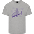 Bridge Equation Physics Maths Geek Kids T-Shirt Childrens Sports Grey
