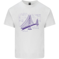 Bridge Equation Physics Maths Geek Kids T-Shirt Childrens White