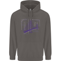 Bridge Equation Physics Maths Geek Mens 80% Cotton Hoodie Charcoal