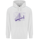 Bridge Equation Physics Maths Geek Mens 80% Cotton Hoodie White