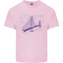 Bridge Equation Physics Maths Geek Mens Cotton T-Shirt Tee Top Light Pink