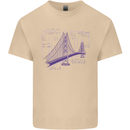Bridge Equation Physics Maths Geek Mens Cotton T-Shirt Tee Top Sand
