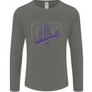Bridge Equation Physics Maths Geek Mens Long Sleeve T-Shirt Charcoal