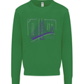 Bridge Equation Physics Maths Geek Mens Sweatshirt Jumper Irish Green