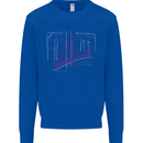 Bridge Equation Physics Maths Geek Mens Sweatshirt Jumper Royal Blue
