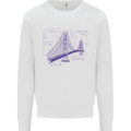 Bridge Equation Physics Maths Geek Mens Sweatshirt Jumper White