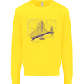 Bridge Equation Physics Maths Geek Mens Sweatshirt Jumper Yellow