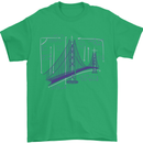 Bridge Equation Physics Maths Geek Mens T-Shirt 100% Cotton Irish Green